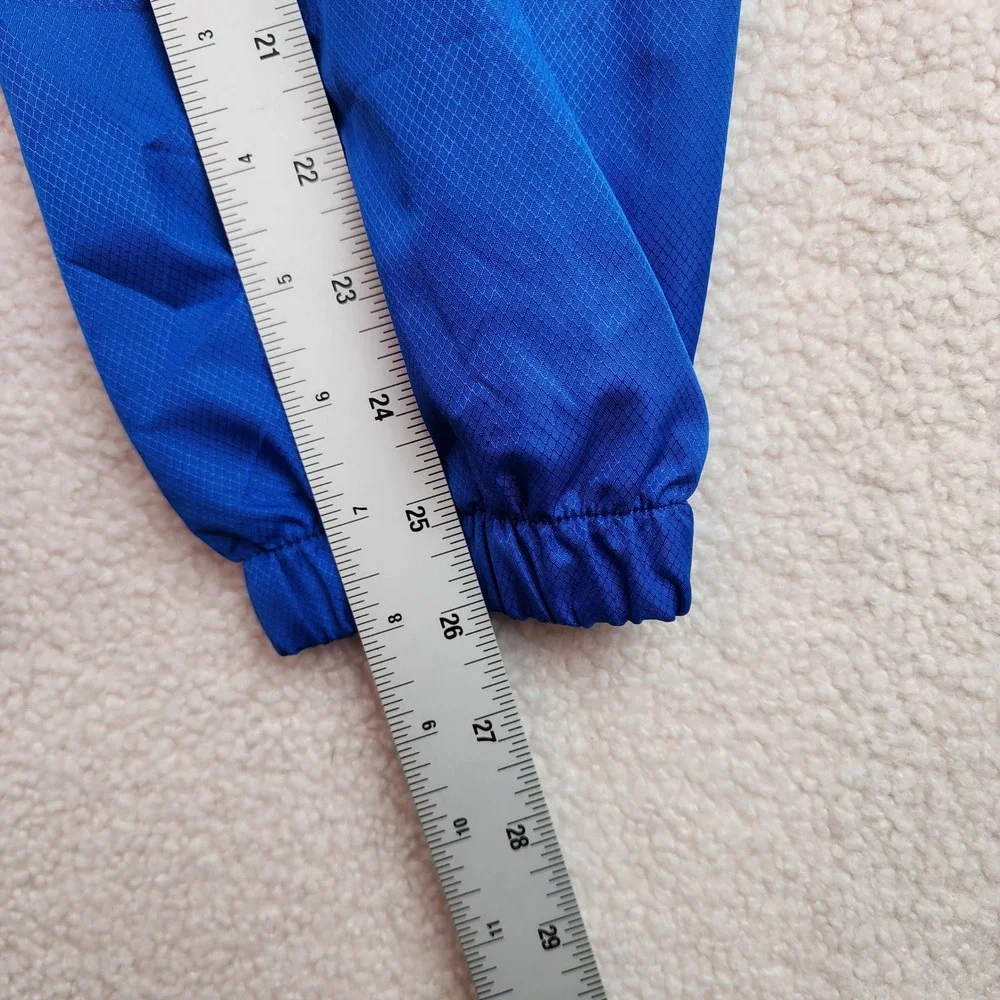 Bud Light NFL‎ Quarter Zip Windbreaker Mens Medium Blue White Ripstop Jacket